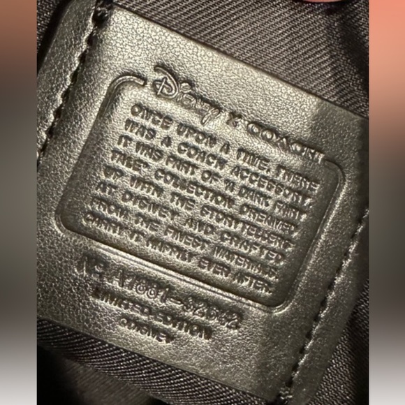 Coach Disney Dark Fairytale Spooky Eye Extra Large Wristlet Pouch NWOT Rare - Picture 6 of 12